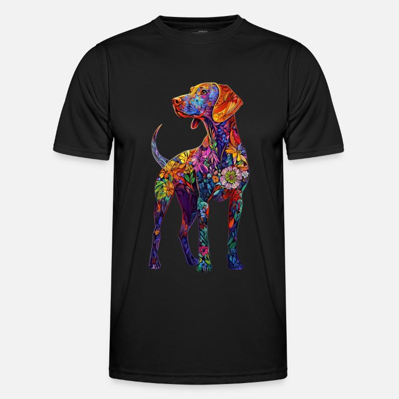 Vizsla Männer Funktions-T-Shirt