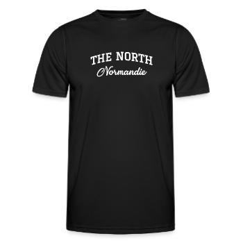 THE NORTH Normandie - Men's Functional T-Shirt - black - Front - AI Model Male 178 dark (178cm)