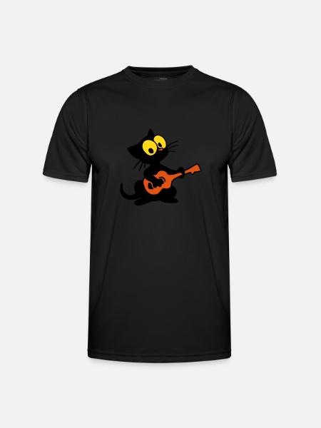 Georgie makes music - Men's Functional T-Shirt - black