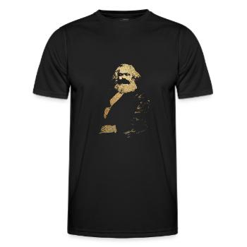 Karl Marx - T-shirt sport Homme - noir - Devant - AI Model Male 178 dark (178cm)