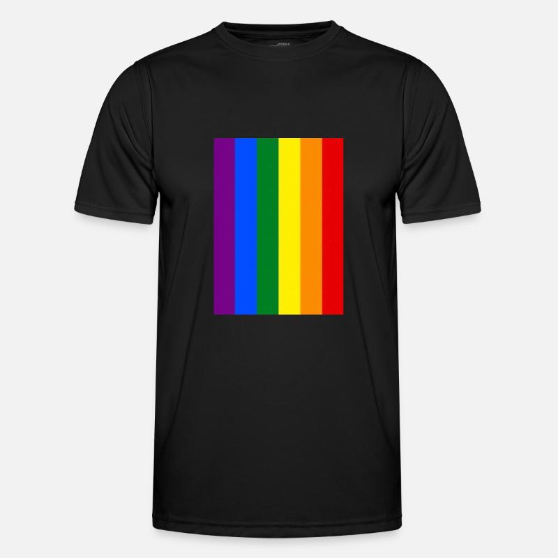 Regenbogenfahne Männer Funktions-T-Shirt
