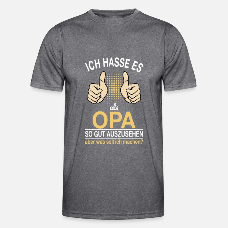 Opa Spruch Männer Funktions-T-Shirt