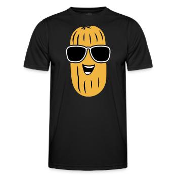 Peanuts Humor Small Peanut - Men's Functional T-Shirt - black - Front - AI Model Male 178 dark (178cm)