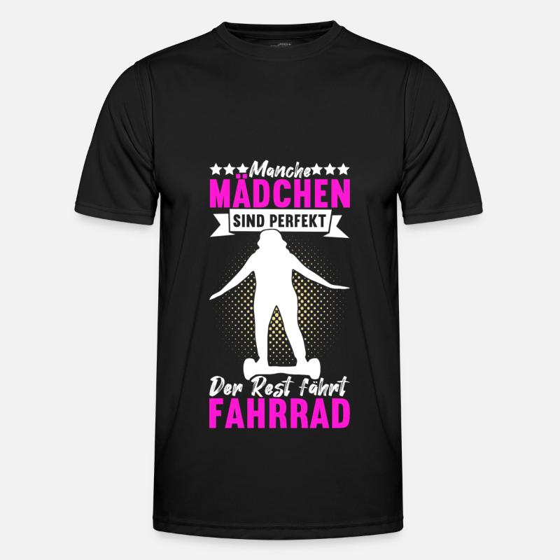 Hoverboard Skating - Männer Funktions-T-Shirt - Schwarz