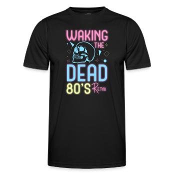 Neon Music Geek Neon Party - Men's Functional T-Shirt - black - Front - AI Model Male 178 dark (178cm)