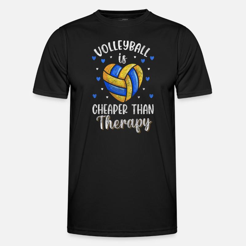 Volleyball game Beach - Men's Functional T-Shirt - black