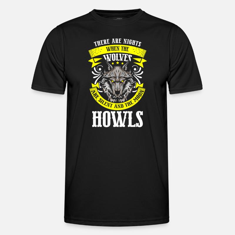 Wolf Pack Nordic - Men's Functional T-Shirt - black