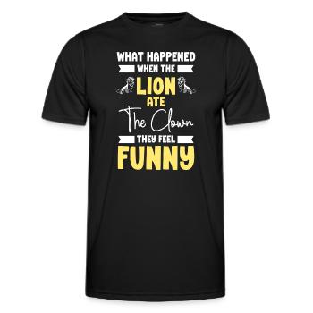 Circus Music Circus Show - Men's Functional T-Shirt - black - Front - AI Model Male 178 dark (178cm)