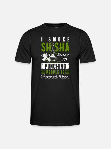 Hookah Smoke Turkish Smoking - Men's Functional T-Shirt - black
