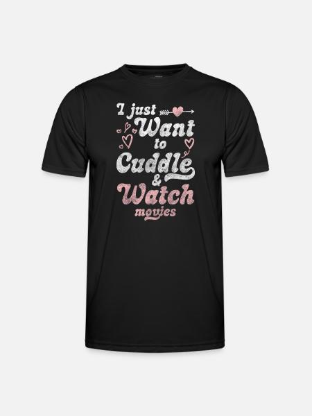 Love Hug - Men's Functional T-Shirt - black