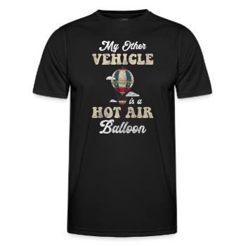 Balloon Adventure - Men's Functional T-Shirt - black - Front - AI Model Male 178 dark (178cm)