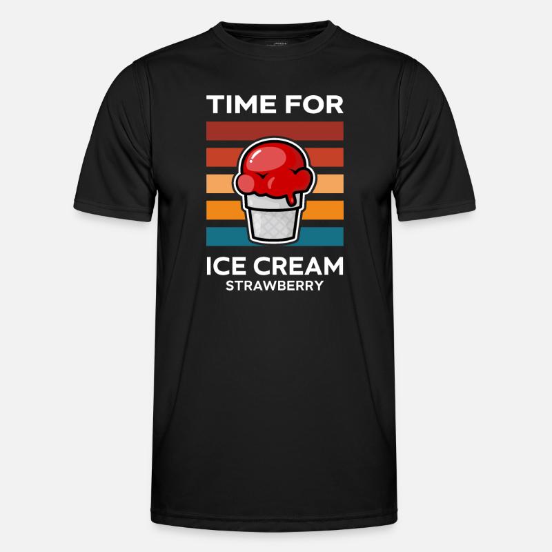Time for - Männer Funktions-T-Shirt - Schwarz