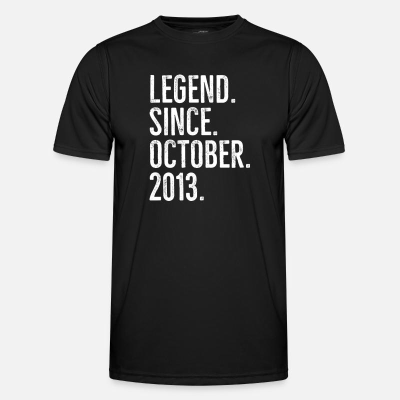 Legend Since October 2013 - Men's Functional T-Shirt - black