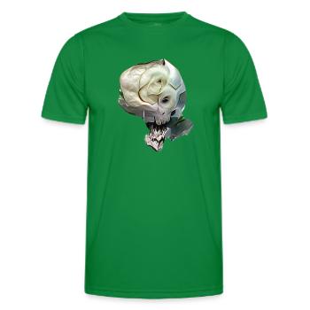 Skull Rose - Men's Functional T-Shirt - kelly green - Front - AI Model Male 178 dark (178cm)