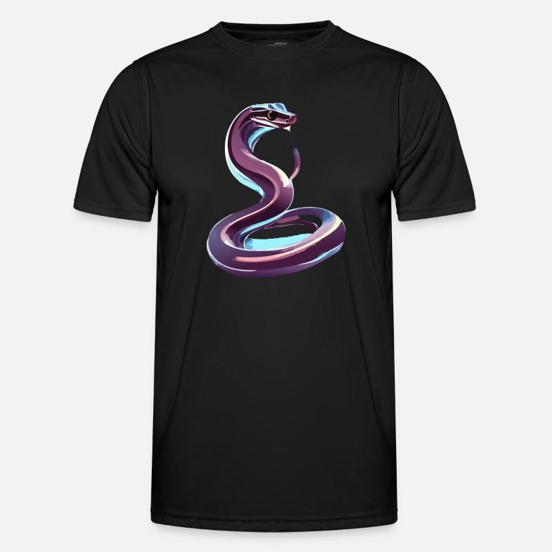 Chrome Snake Men's Functional T-Shirt