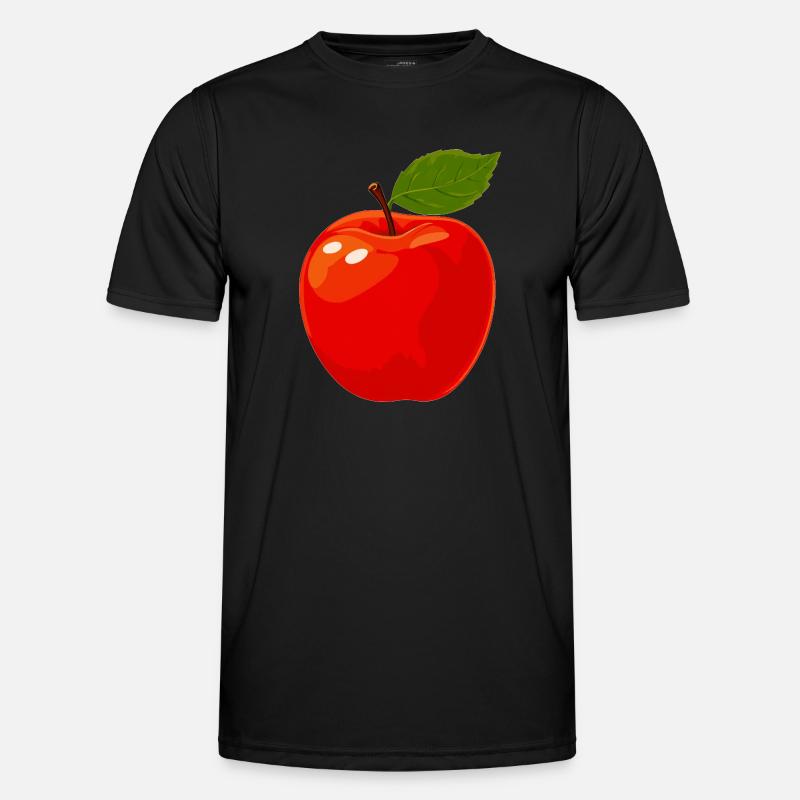 roter Apfel Männer Funktions-T-Shirt