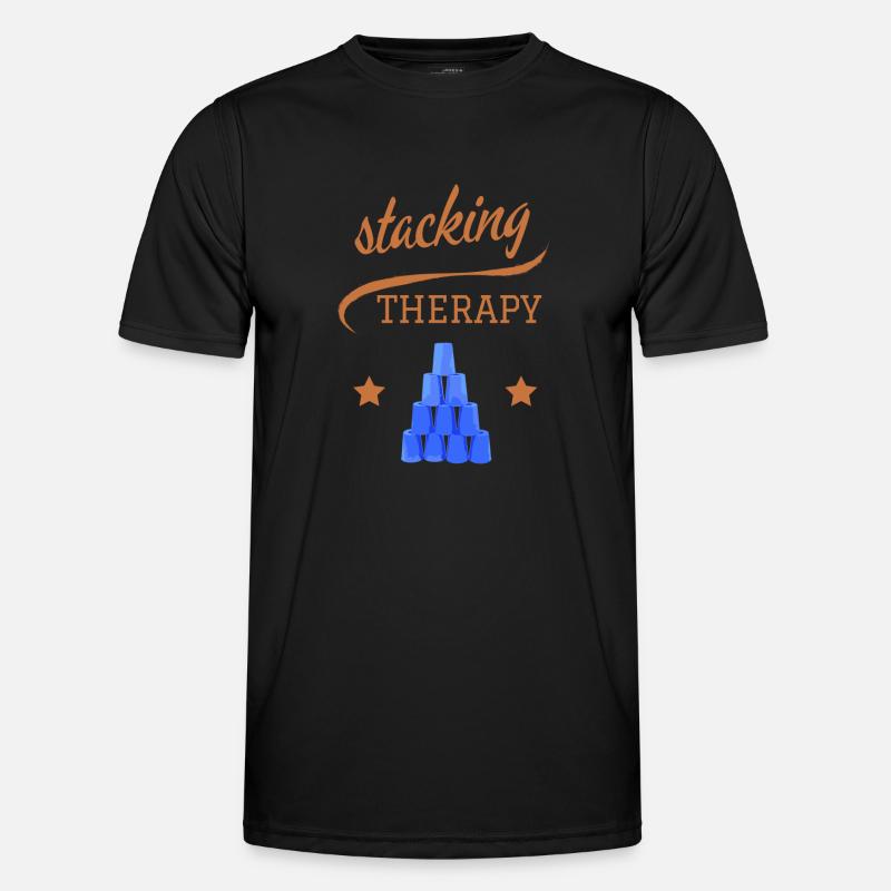 CUP STACKING SPORT STACKING THERAPY Men's Functional T-Shirt