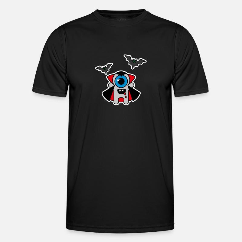 Happy Halloween:Vampire - Men's Functional T-Shirt - black