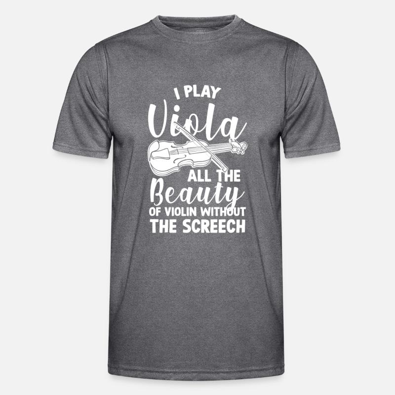 Ich Spiele Viola – Bratschist Spruch Männer Funktions-T-Shirt
