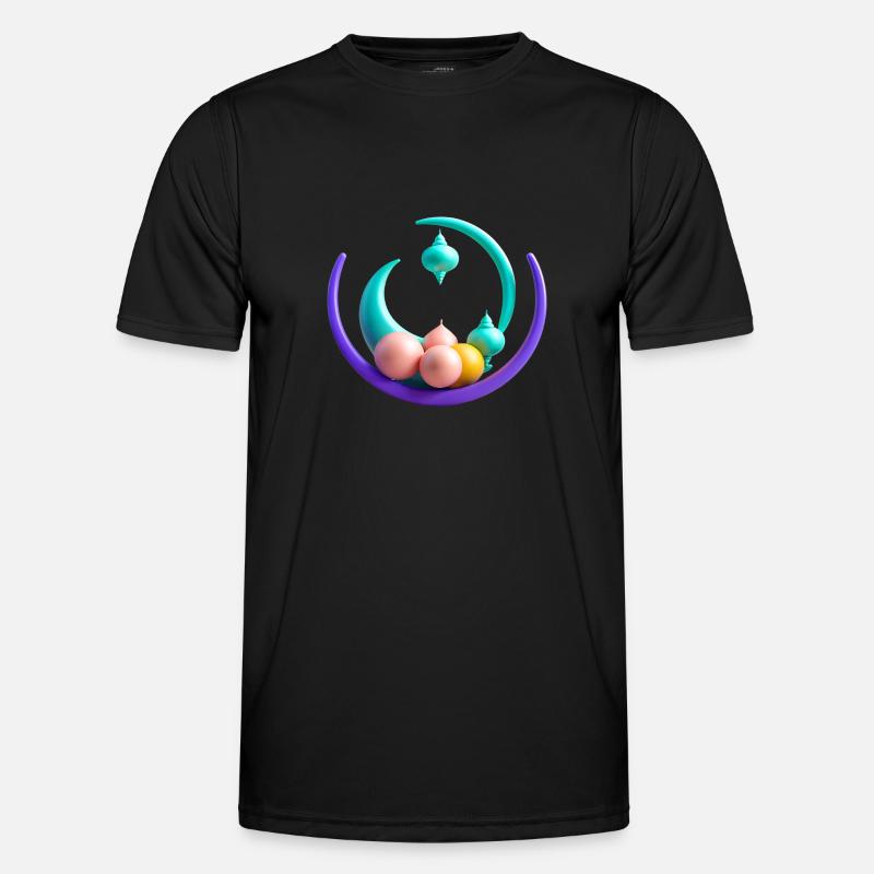 Ramadan Gift Eid Mubarak Islam Allah Muslim - Men's Functional T-Shirt - black