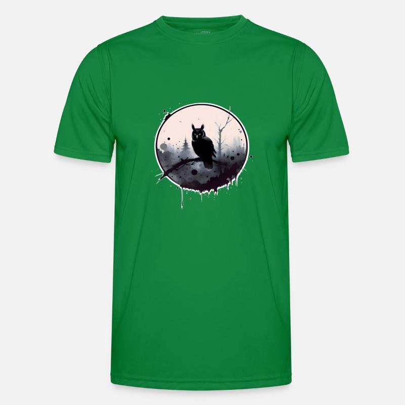 Nachteule Männer Funktions-T-Shirt