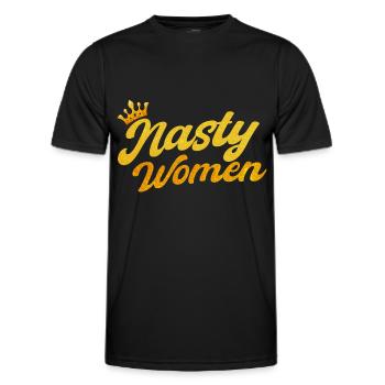Droits des femmes Autonomisation féministe - T-shirt sport Homme - noir - Devant - AI Model Male 178 dark (178cm)