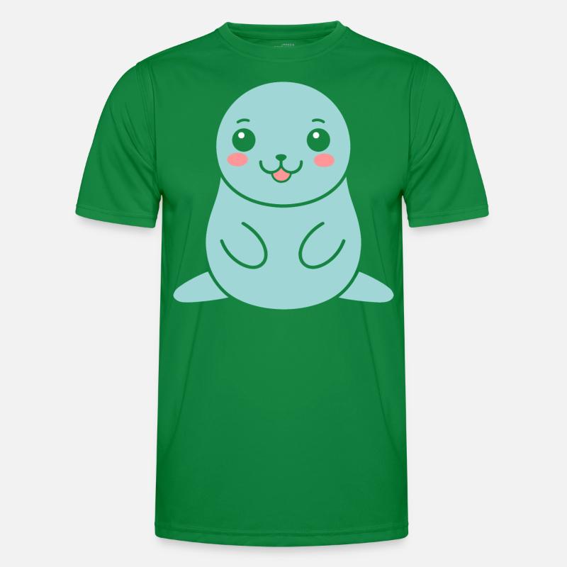 Seelöwe Männer Funktions-T-Shirt