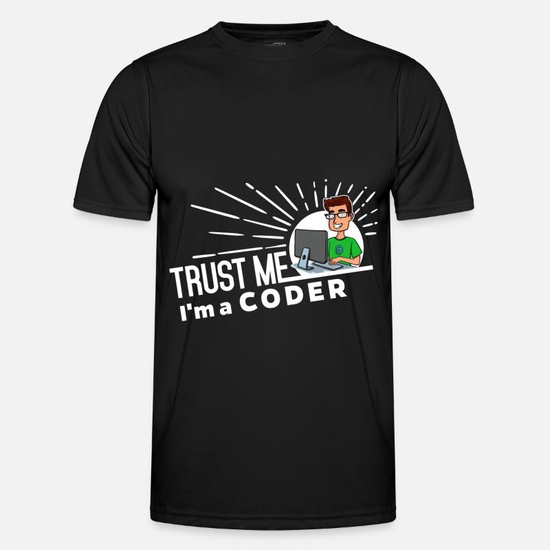 Programmer - Trust me - Men's Functional T-Shirt - black