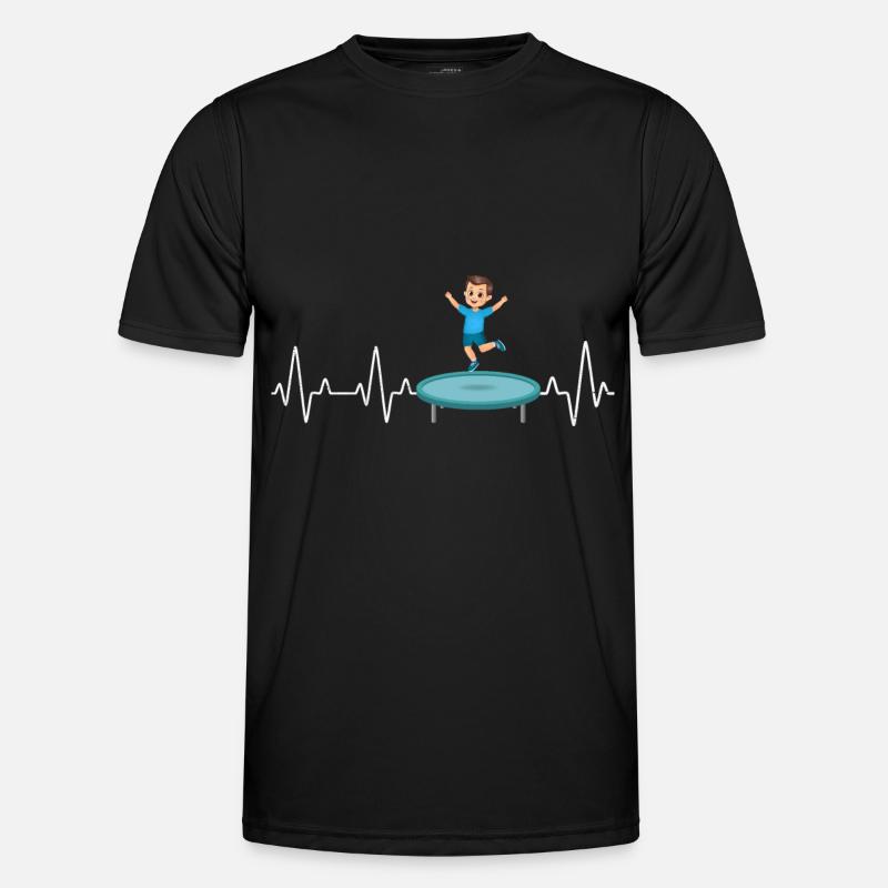 Trampoline Young Jumping - Men's Functional T-Shirt - black