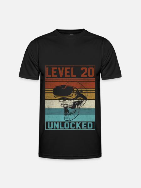 20th Birthday Gamer - Men's Functional T-Shirt - black
