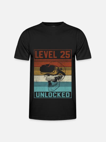 25th Birthday Gamer - Men's Functional T-Shirt - black
