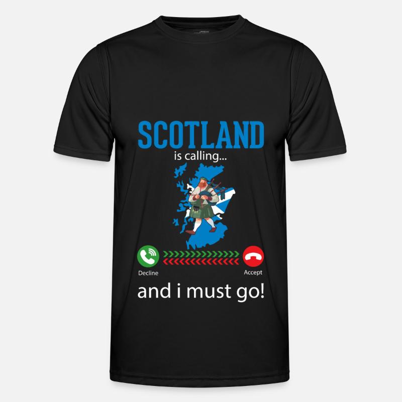 Ecosse Cornemuse Mélomanes Drôle T-shirt sport Homme