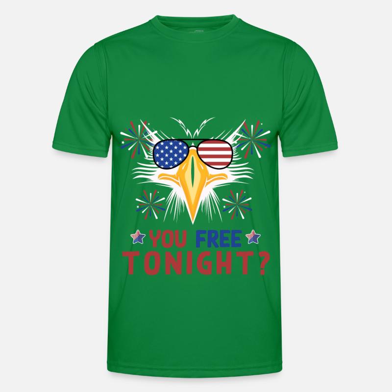 Eagle Independence Day July 4 Men's Functional T-Shirt