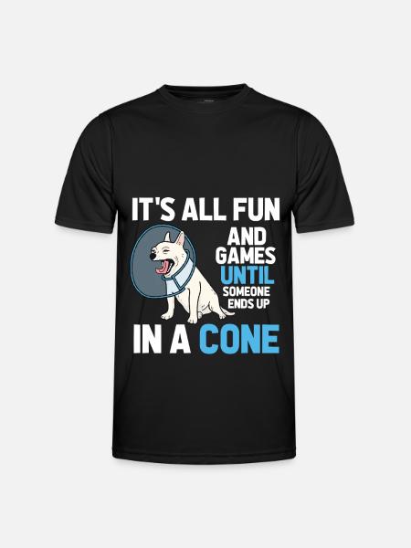 Tierarzt Hund Kegel Humor Tierarzt - Männer Funktions-T-Shirt - Schwarz