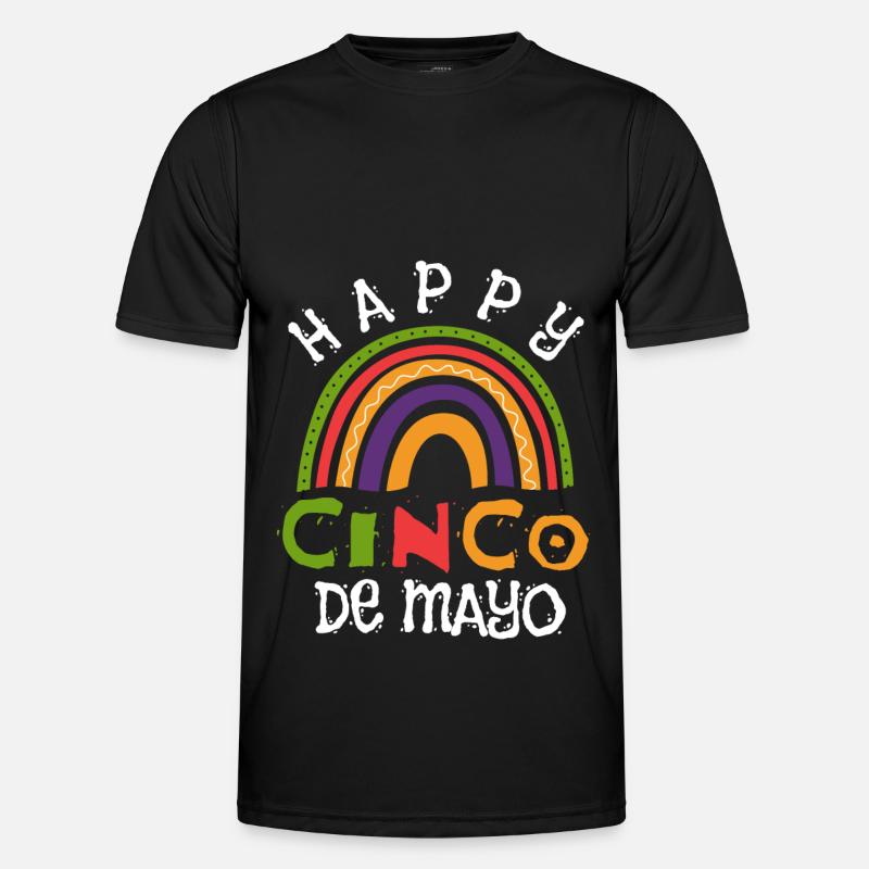 Fiesta Fröhliche Cinco De Mayo - Männer Funktions-T-Shirt - Schwarz
