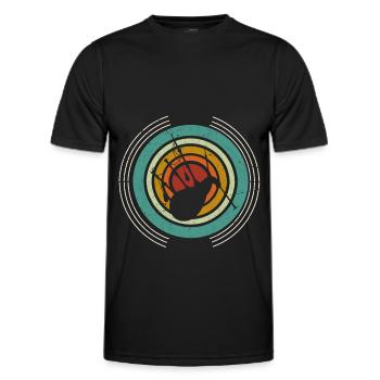 Cornemuse rétro Instrument de musique bruyant - T-shirt sport Homme - noir - Devant - AI Model Male 178 dark (178cm)
