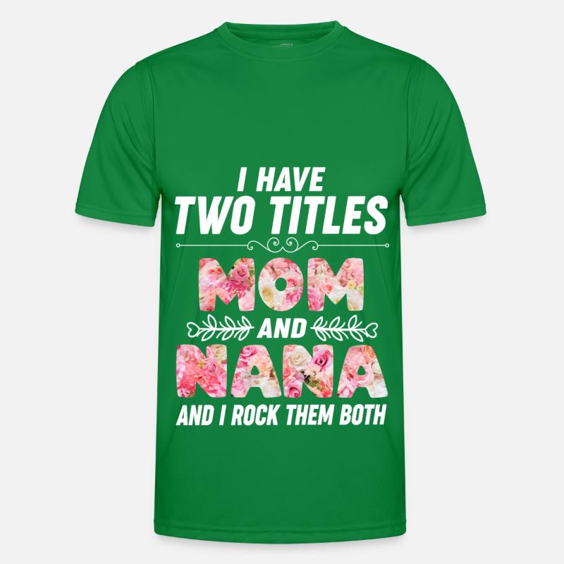 Beste Mama Nana Muttertag Männer Funktions-T-Shirt