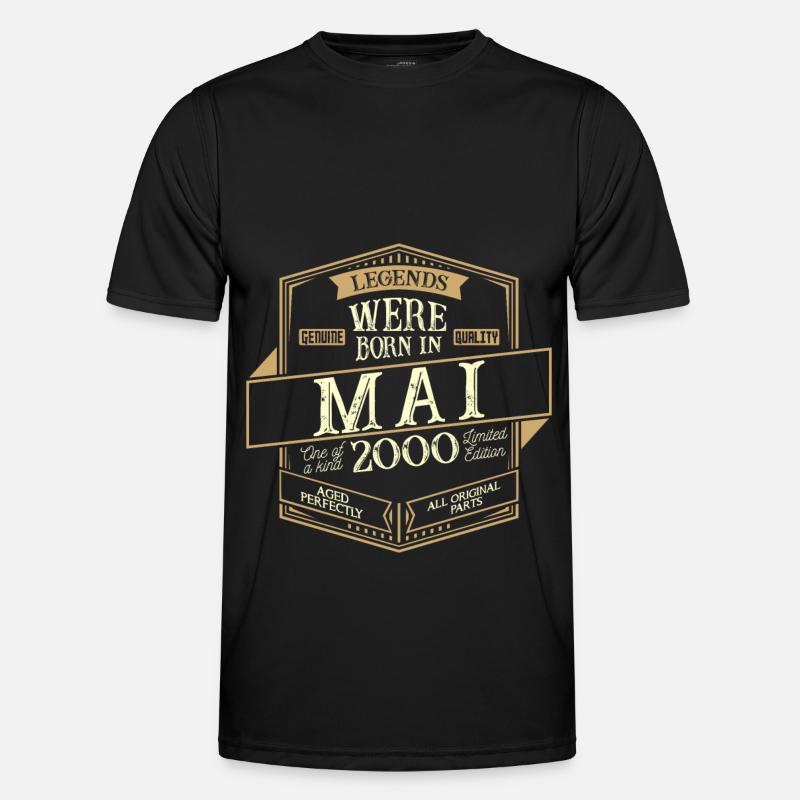 May 2000 Birthday Man - Men's Functional T-Shirt - black