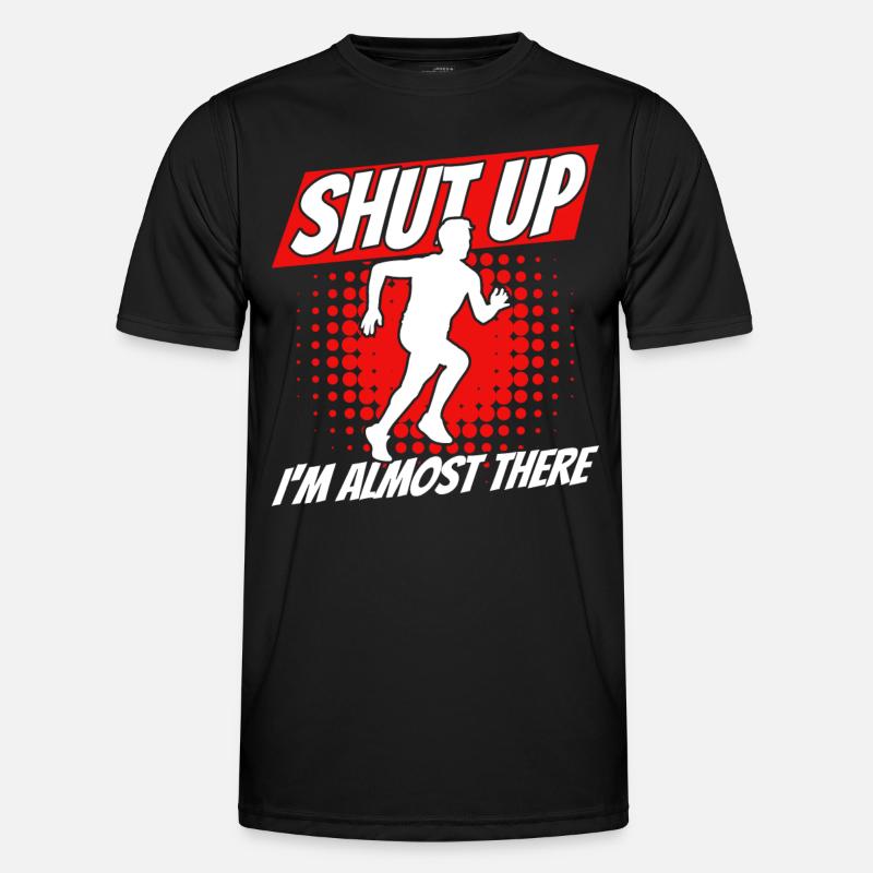 Jogging Running Runner Gift - Men's Functional T-Shirt - black