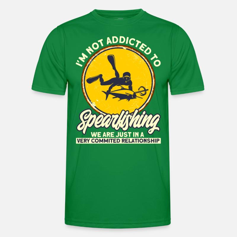 Spearfisher Very committed spear relationship Men's Functional T-Shirt