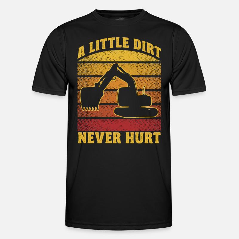 Bauwesen Bagger Bauarbeiter Geschenk Männer Funktions-T-Shirt