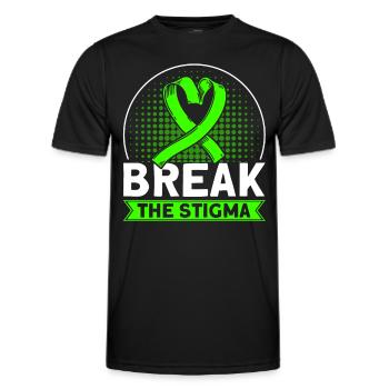 Bewusstsein für psychische Gesundheit Psychisches - Männer Funktions-T-Shirt - Schwarz - Vorne - AI Model Male 178 dark (178cm)