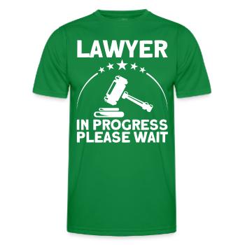 Jura Student Rechtsanwalt Juristische Fakultät Ges - Männer Funktions-T-Shirt - Kelly Green - Vorne - AI Model Male 178 dark (178cm)