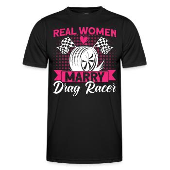 Racing Car Drag Racing Car Racing Gift - Men's Functional T-Shirt - black - Front - AI Model Male 178 dark (178cm)
