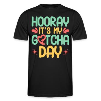 Pflegeeltern Adoptiveltern Adoption von Kindern - Männer Funktions-T-Shirt - Schwarz - Vorne - AI Model Male 178 dark (178cm)