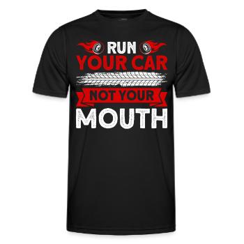 Drag Racing Drag Race Car Racing Gift - Men's Functional T-Shirt - black - Front - AI Model Male 178 dark (178cm)