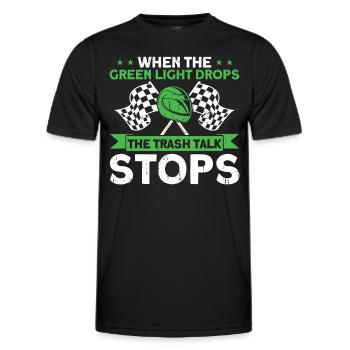 Drag Race Car Racing Drag Racing Gift - Men's Functional T-Shirt - black - Front - AI Model Male 178 dark (178cm)