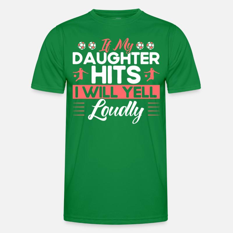 Fußball Mutter Sportfan Geschenk Männer Funktions-T-Shirt