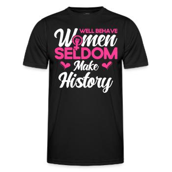 Droits des femmes Autonomisation féministe - T-shirt sport Homme - noir - Devant - AI Model Male 178 dark (178cm)