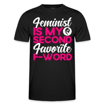 Gender equality Gender equality - Men's Functional T-Shirt - black - Front - AI Model Male 178 dark (178cm)